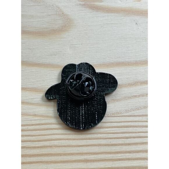 Cowboy Hat Disco Ball Enamel Pin With Secure Backing - Picture 3 of 3